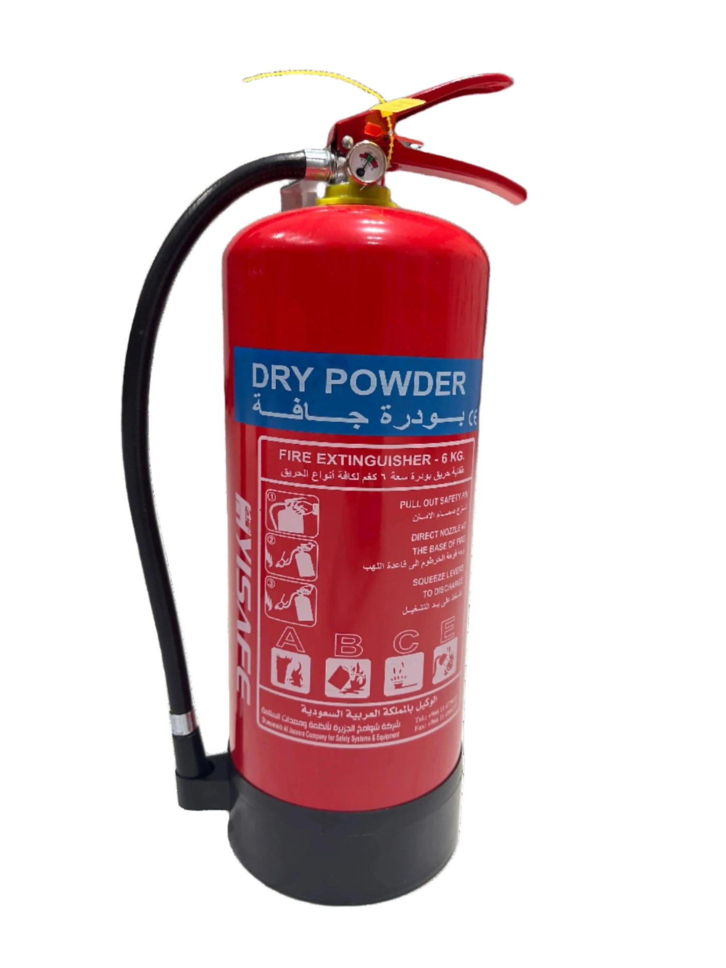 6KG Dry Powder Fire Extinguisher