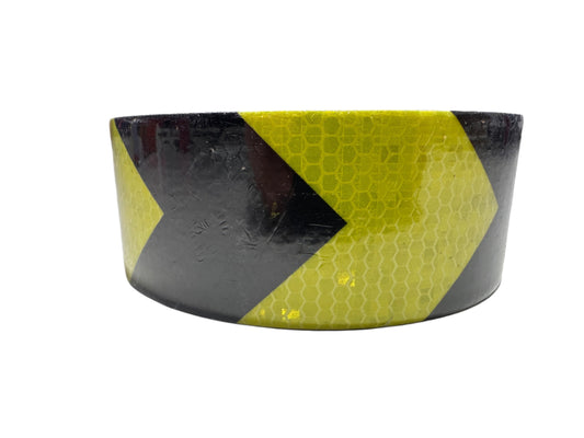 Black-Yellow Arrow Caution Tape