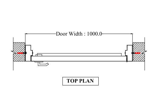 SASO/UL Fire-Rated Emergency Exit Door (IND)